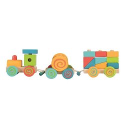 Trenulet cu cuburi, egmont toys