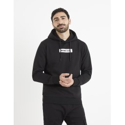 Pulovere cu gluga pentru barbati Celio - negru