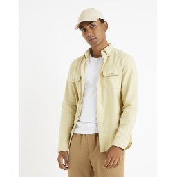 Celio Flannel Shirt Caoflacko - Men's