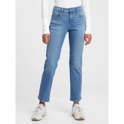 Straight fit pentru femei GAP - albastru