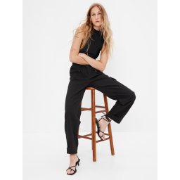 Pantaloni chino pentru femei GAP - negru
