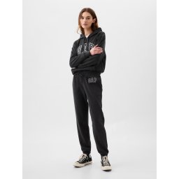 Pantaloni sport pentru femei GAP - gri inchis