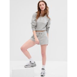 Pantaloni scurti pentru femei GAP - gri deschis