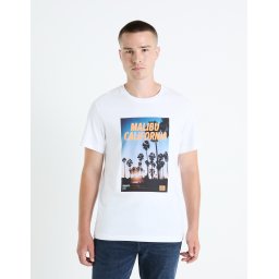 Tricouri pentru barbati Celio - alb