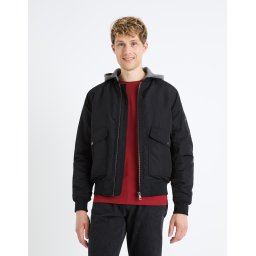 Celio Bomber Jacket with Hood, Fujameshoo - Mens