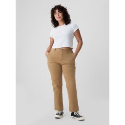 Pantaloni chino pentru femei GAP - maro