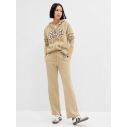 Pantaloni sport pentru femei GAP - maro deschis