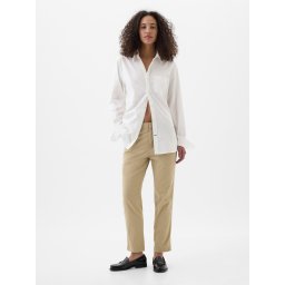 Pantaloni chino pentru femei GAP - bej