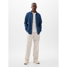 Pantaloni casual pentru barbati GAP - crem