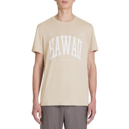 Celio White Jeville Patterned Sae T-Shirt - Men's