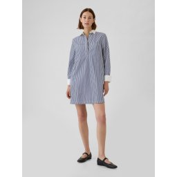 GAP Striped Shirt Mini Dress - Ladies
