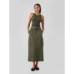 GAP Midi Skirt with Pockets Utility Cargo - Ladies
