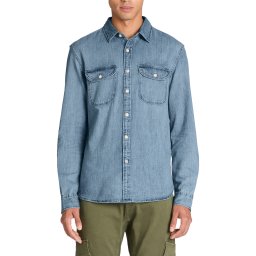 Celio Denim Shirt Jambray - Mens