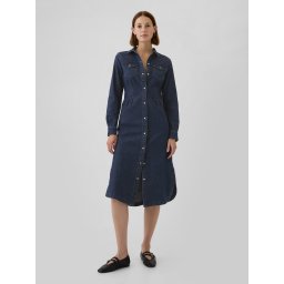 GAP Denim Midi Dress Western - Women's