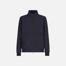 Men's Dark Blue Quilted Jacket Geox Spherica - Mens