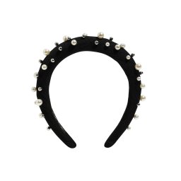 SOHI Accesorii pentru păr 'Gulsha' negru / argintiu / alb perlat
