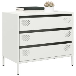 Dulap, alb, 68x39x58,5 cm, otel laminat la rece GartenMobel Dekor