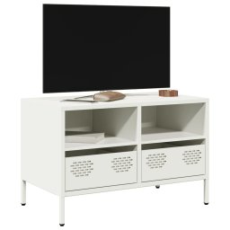 Dulap TV, alb, 68x39x43,5 cm, otel laminat la rece GartenMobel Dekor