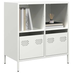 Dulap, alb, 68x39x73,5 cm, otel laminat la rece GartenMobel Dekor