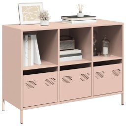 Dulap, roz, 101,5x39x73,5 cm, otel laminat la rece GartenMobel Dekor