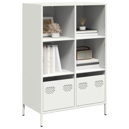 Dulap înalt, alb, 68x39x103,5 cm, otel GartenMobel Dekor