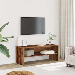 Comoda TV, Lemn vechi, 100x40x40 cm, PAL GartenMobel Dekor