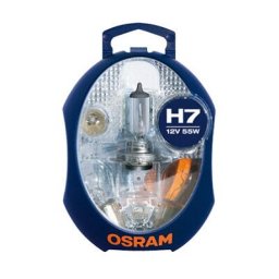 Kit becuri auto de rezerva H7 12V 55W + 1 x P21W + 1 x PY21W + + 1 x P21/5W + 1 x R5W + 1 x W5W + + 1 x siguranta 15A, 20A, 30A