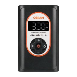 Compresor auto cu acumulator, afisaj digital iluminat, memorie pentru salvarea setarilor de presiune pentru 4 autovehicule si functie auto stop la atingerea presiunii setate.