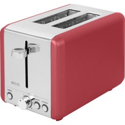Prajitor de paine ST 2708 Tradizione Corsa, putere 925 W, 2 felii, 6 grade de rumenire, Rosu mat