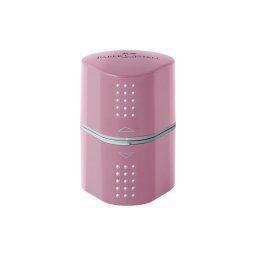 Ascutitoare plastic tripla cu rezervor Faber Castell Grip 2001, rose, 183804