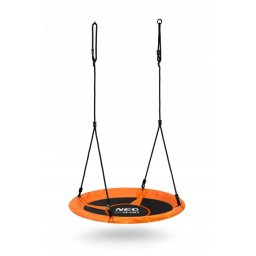 Leagan tip cuib pentru copii xxl, 95 cm, 150 kg, neo-sport 1004, portocaliu