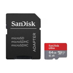Card memorie Micro SDHC SDSQUAB-064G-GN6IA 64GB 140MB/s.Adapt