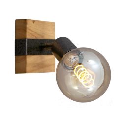 Spot de perete WOOD BASIC 1xE27/25W/230V Briloner 2900-011