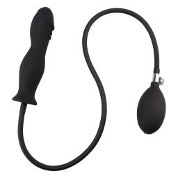 Erospace Inflatable Anal Plug Wild Play C6 Black