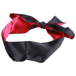 Erospace Satin Blindfold Wild Play C18 Red-Black