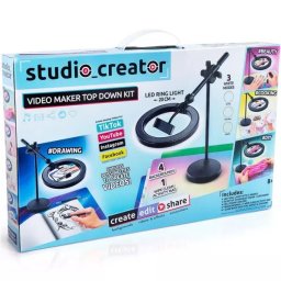 Studio Creator: Set de creație video filmat de sus