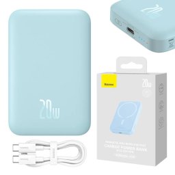 Baterie externa Magnetic Mini 6000mAh 20W MagSafe Albastru