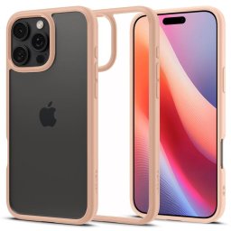 Husa Spigen Ultra Hybrid, rose titanium - iPhone 16 Pro Max