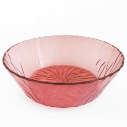 Bol Pufo Ellegant pentru prajituri, torturi, fructe, aperitive, 22 cm, roz