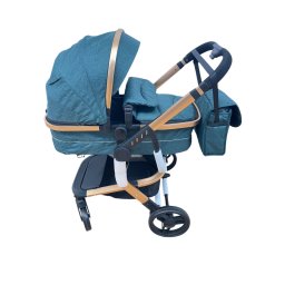 Carucior 2 in 1cu maner reversibil, transformabil landou-sport, 518 Verde