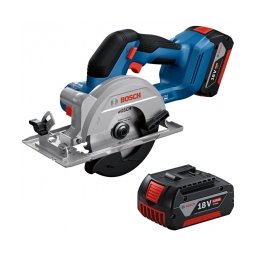 Bosch - GKS 18V-51 - Fierastrau circular cu 2 acumulatori, Li-Ion, 18 V, 4 Ah, 140x20 mm
