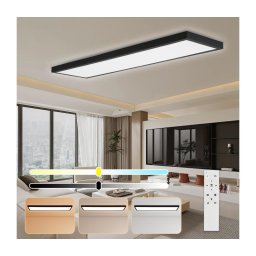 Brilagi-LED FRAME SMART Lampă de baie dimabilă LED/50W/230V IP44 negru + telecomandă