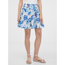 Orsay Blue Women's Floral Skirt - Women's