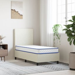 Saltea din spuma cu memorie, alb, 80x160x17 cm GartenMobel Dekor