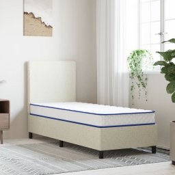 Saltea din spuma cu memorie, alb, 80x200x17 cm GartenMobel Dekor