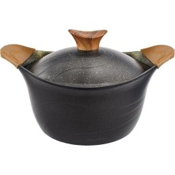 Oala cu capac Neoklein CS32, diametru 32 cm, capacitate 9.6 L, aluminiu turnat, invelis anti-aderent, Negru