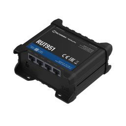 Router Industrial Teltonika RUT951 LTE, 4G, Dual Sim, 1x WAN, 3x LAN