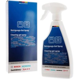 Spray gel de curatare BOSCH by Bavariapool 00312482, 500ml, Aproape fara miros, Pentru cuptoare si la curatarea tavilor emailate sau din inox, Formula puternica pentru indepartarea arsurilor