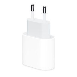 Incarcator retea Apple MUVV3ZM/A, 20 W, USB Type-C, Alb