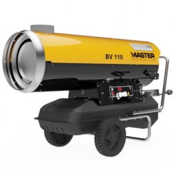 Master BV 110 Generator de aer cald profesional cu ardere indirecta 34 kW , flux de aer 1800 m³/h , rezervor combustibil 65 L